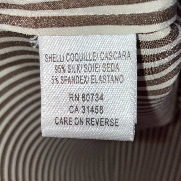 BCBGMaxAzria: Flowy striped multicolored blouse (size XS) - Picture 5 of 6